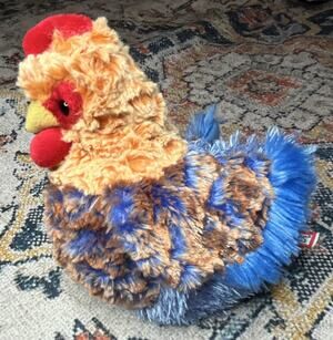Douglas Rooster Plush Stuffed Animal Blue Brown Small Washable MPN 11103